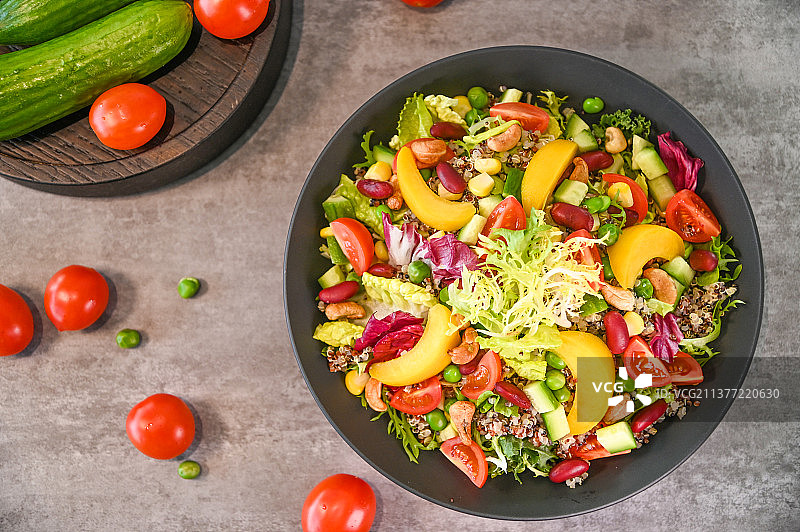 轻食蔬菜沙拉图片素材