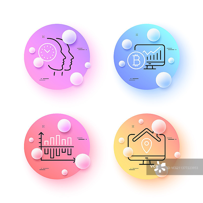 时间管理图表和居家工作图片素材