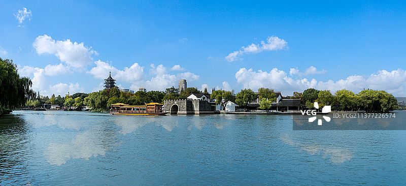 浙江省嘉兴南湖公园图片素材
