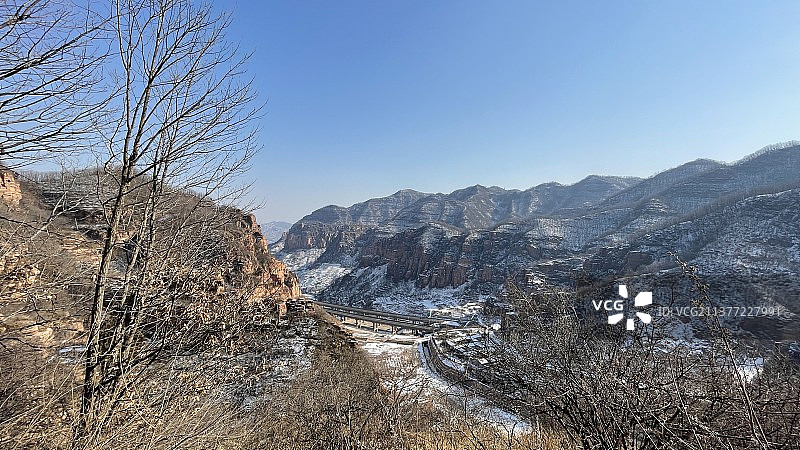 冬日太行图片素材