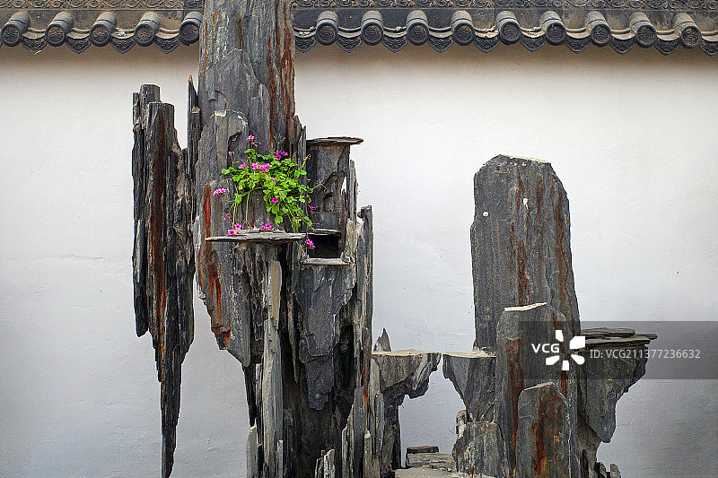 假山造型布景图片素材