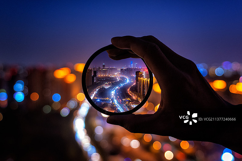 城市夜景图片素材