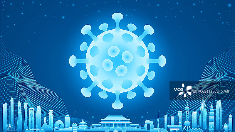冠状病毒图片素材