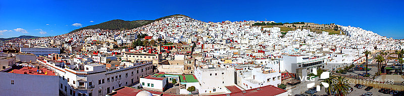 摩洛哥白城得土安图片素材