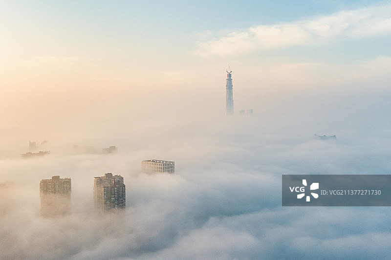 云上成都图片素材