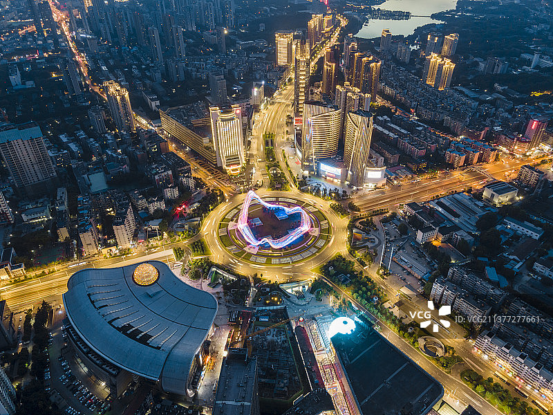 武汉光谷广场图片素材