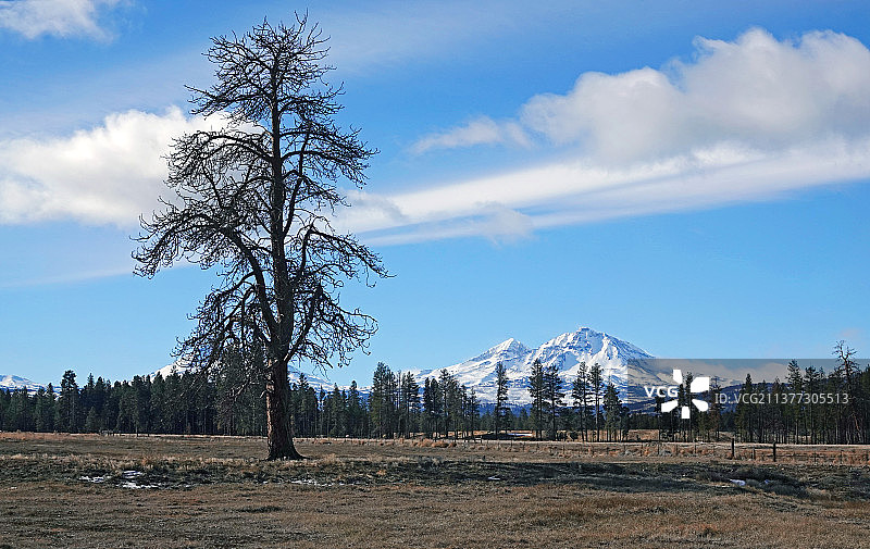 俄勒冈州喀斯喀特山脉图片素材