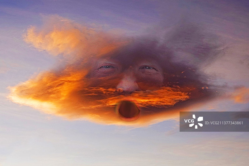 云中的风神图片素材