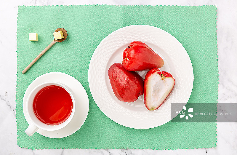 海南水果：黑金刚莲雾果图片素材