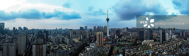 成都 成华区 猛追湾 熊猫塔 福林大厦 339购物中心 新华大道图片素材