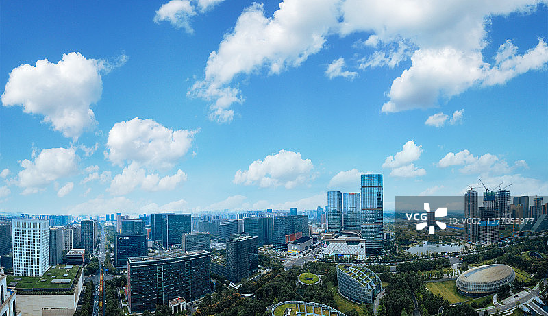 成都 武侯区 天府大道 天府国际金融中心 金融城 金融广场图片素材