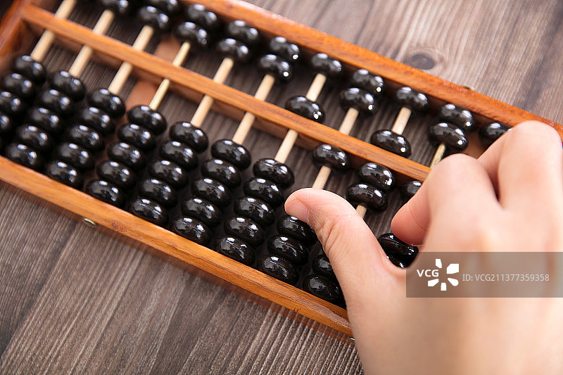 中国传统会计珠算图片素材