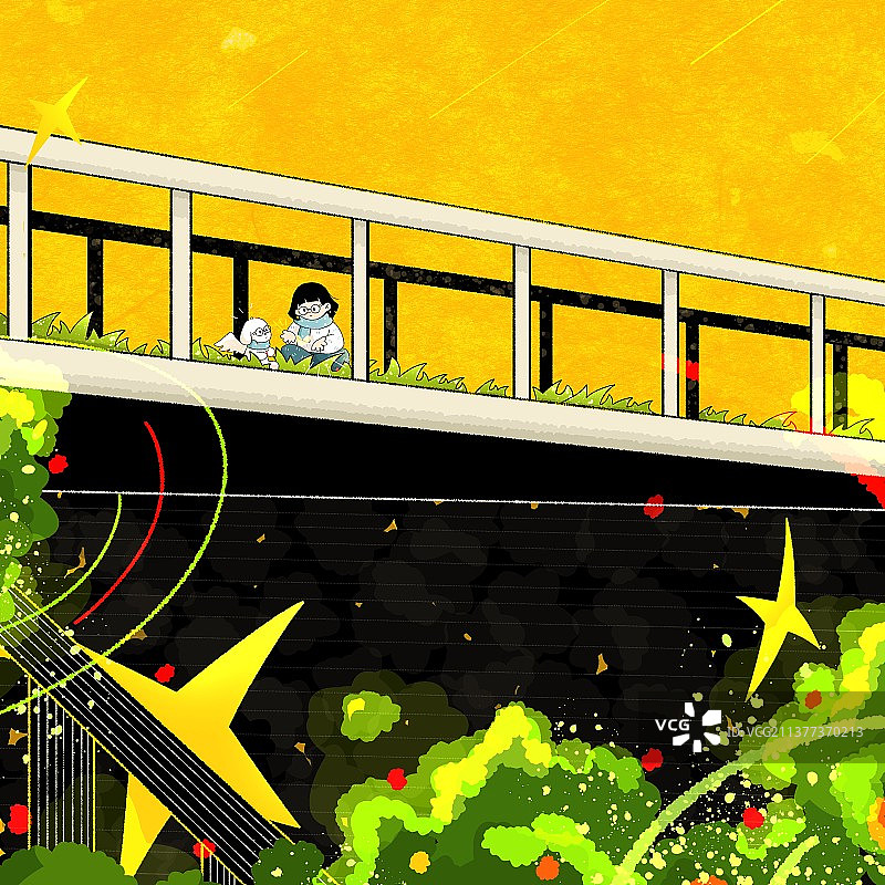 天桥风景图片素材