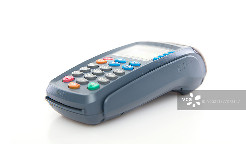 白背景上的pos机图片素材