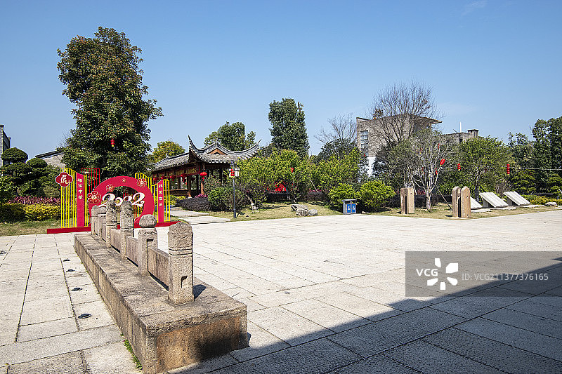 福州闽侯南屿水西林历史文化街区图片素材