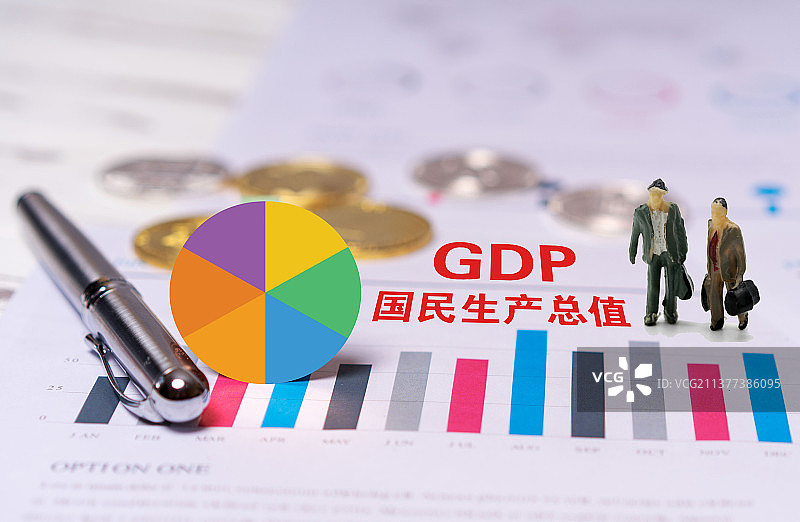 国内生产总值 GDP 中国经济 宏观经济 经济数据图片素材
