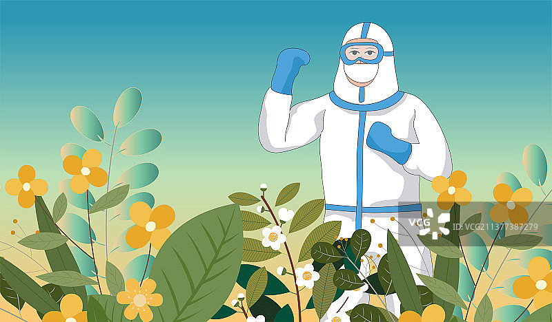 逆行者插画图片素材