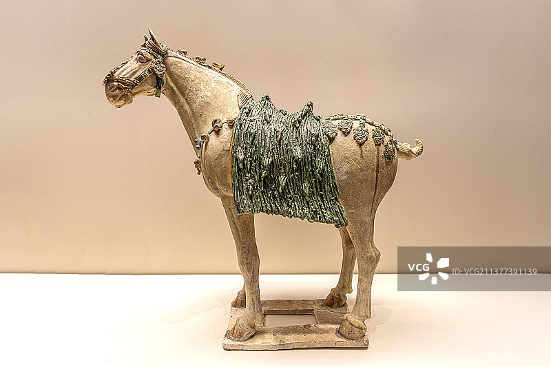 唐三彩 陶俑 骆驼 马 国家博物馆 国家宝藏 重要文物图片素材