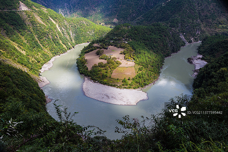 怒江第一湾图片素材