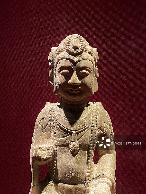 辽宁省博物馆石雕佛像图片素材