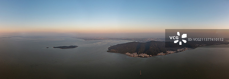 航拍苏州东山风光图片素材