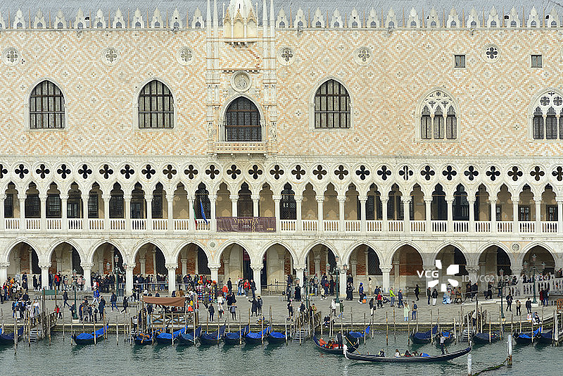 意大利威尼斯总督宫：联合国教科文组织世界遗产图片素材