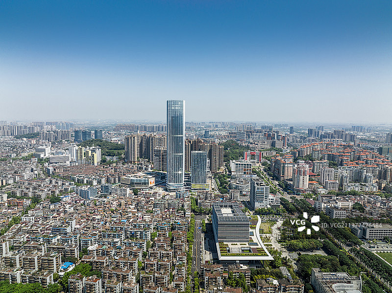 广东省中山市城市风光天际线图片素材