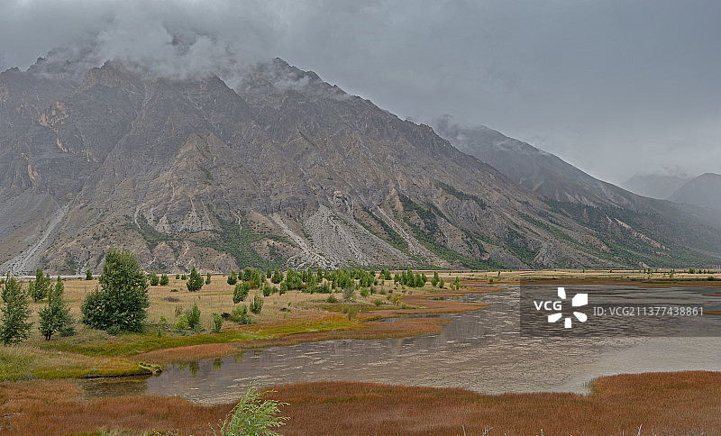 米堆冰川图片素材