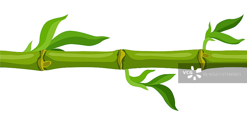 绿色竹竿竹叶无缝图案图片素材