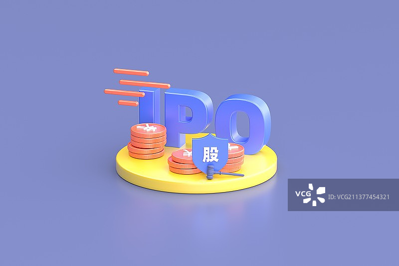 3D渲染股权质押融资卡通插画图片素材