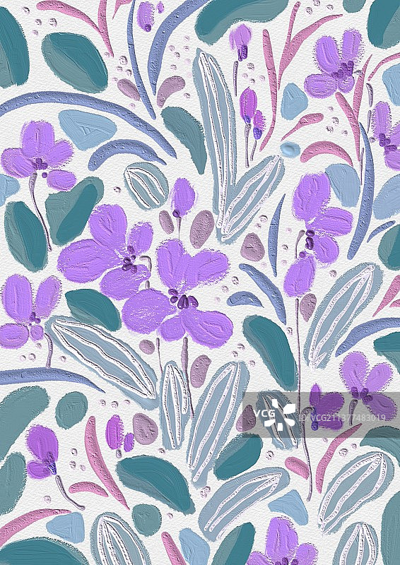 油画风格壁纸图片素材