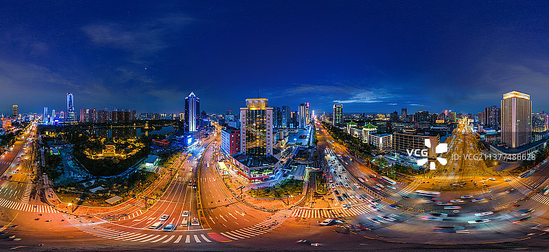 山西太原魅夜全景图片素材
