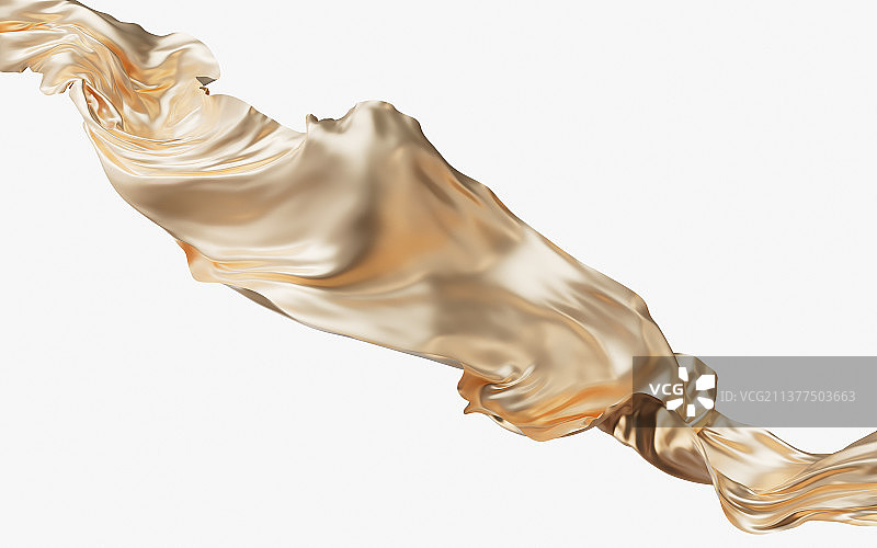 流动的布料3D渲染图片素材