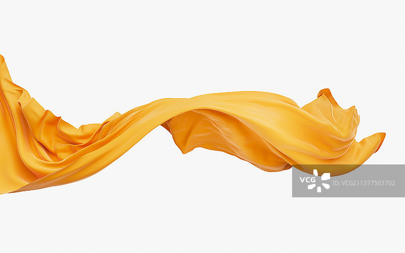 流动的布料3D渲染图片素材