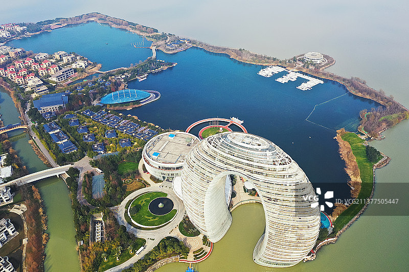 南太湖度假胜地+浙江省湖州市吴兴区太湖旅游度假区图片素材