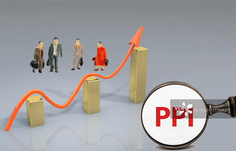 创意配图：工业生产者出厂价格 PPI图片素材