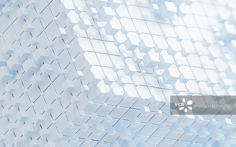 抽象立方体材料3D渲染图片素材