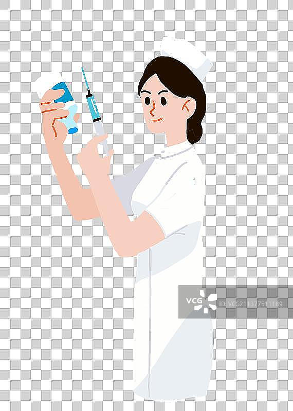 医生护士防疫人员插画免抠素材图片素材