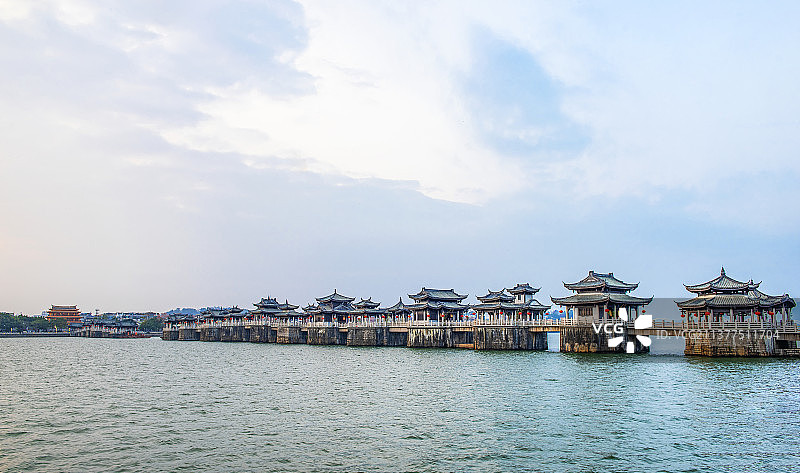 潮汕广济桥 潮州 潮汕 湘子桥 潮州广济桥风光图片素材