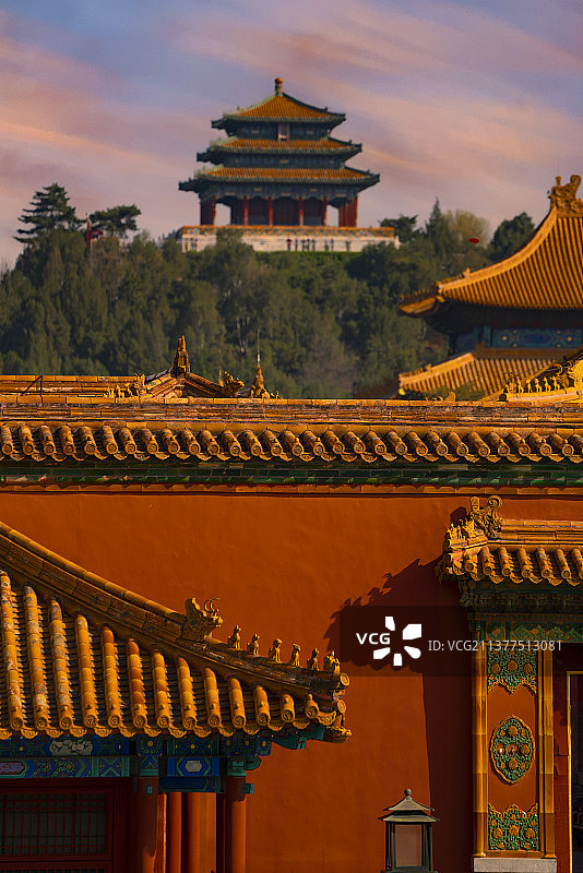 故宫色彩图片素材