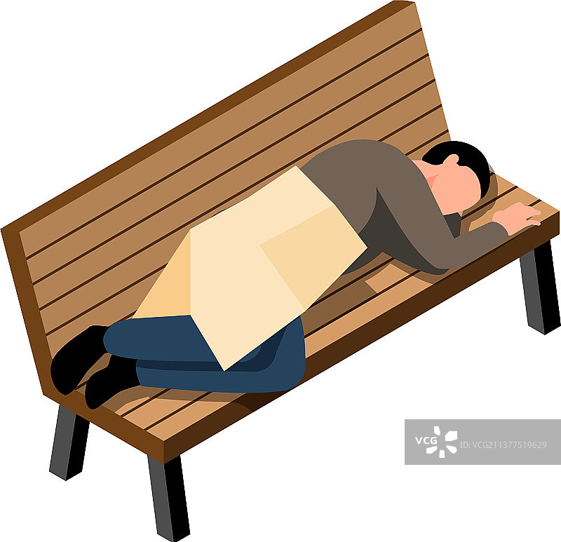 无家可归的男人图片素材