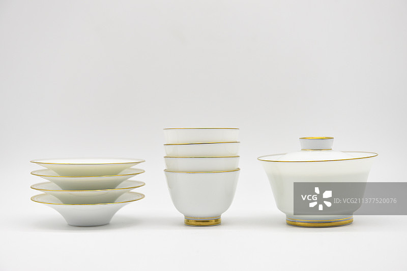 鎏金盖碗图片素材