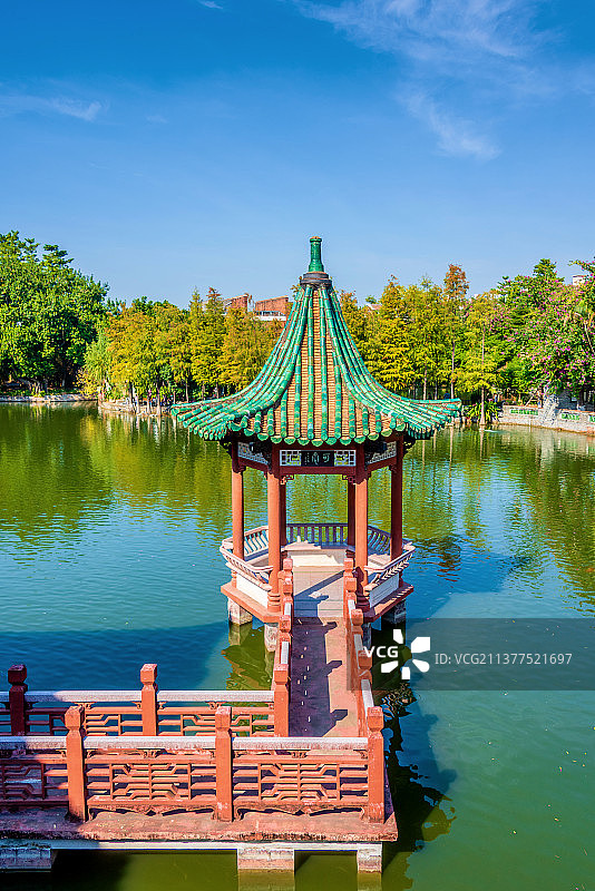 中国广东东莞可园可亭图片素材