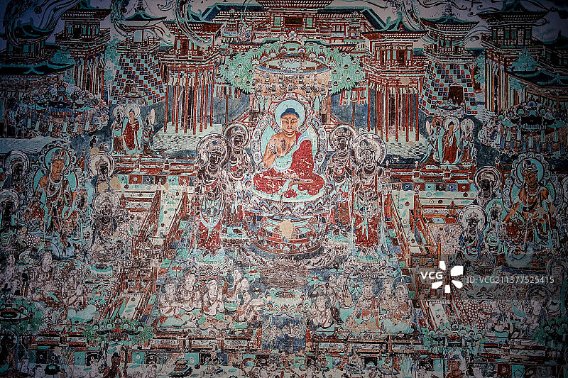 敦煌壁画图片素材