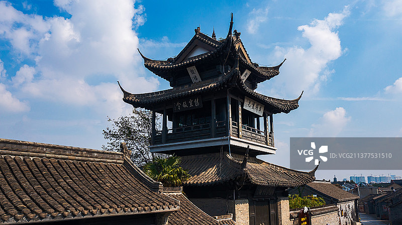 高邮市盂城驿建筑风光图片素材