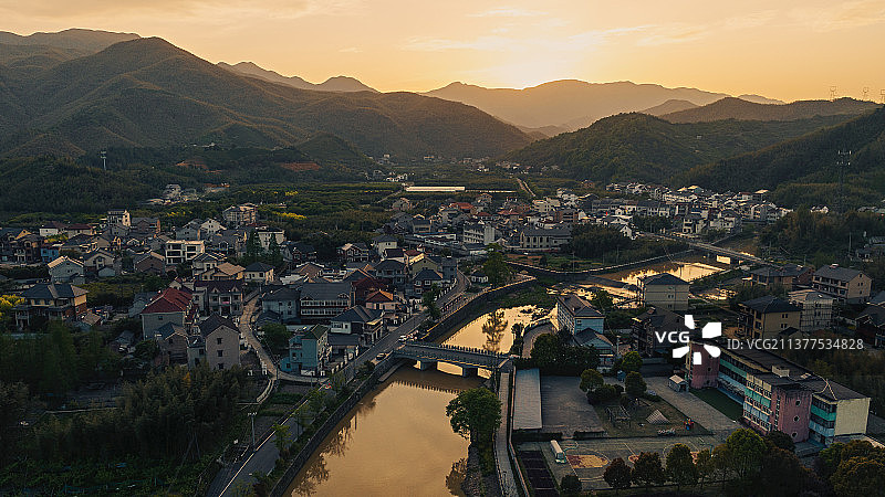 杭州市余杭区鸬鸟镇太平山村图片素材