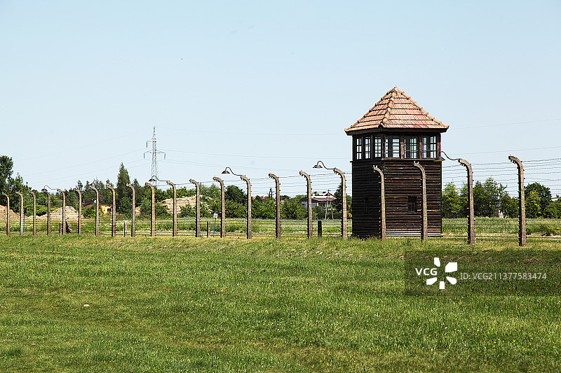 波兰奥斯维辛集中营 遗址图片素材