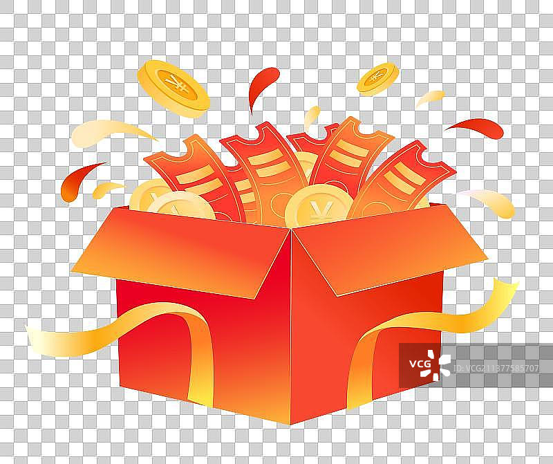 互联网金融矢量渐变插画元素图片素材