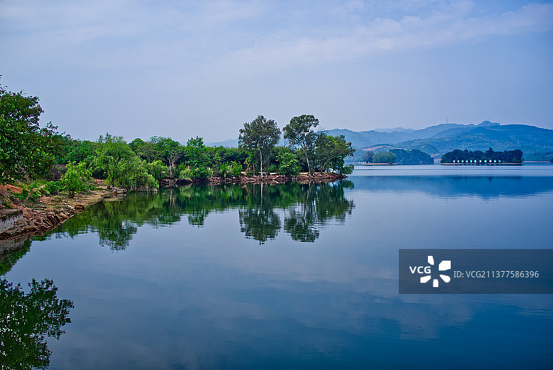 四川简阳三岔湖 Jianyang, Sichuan three fork lake图片素材