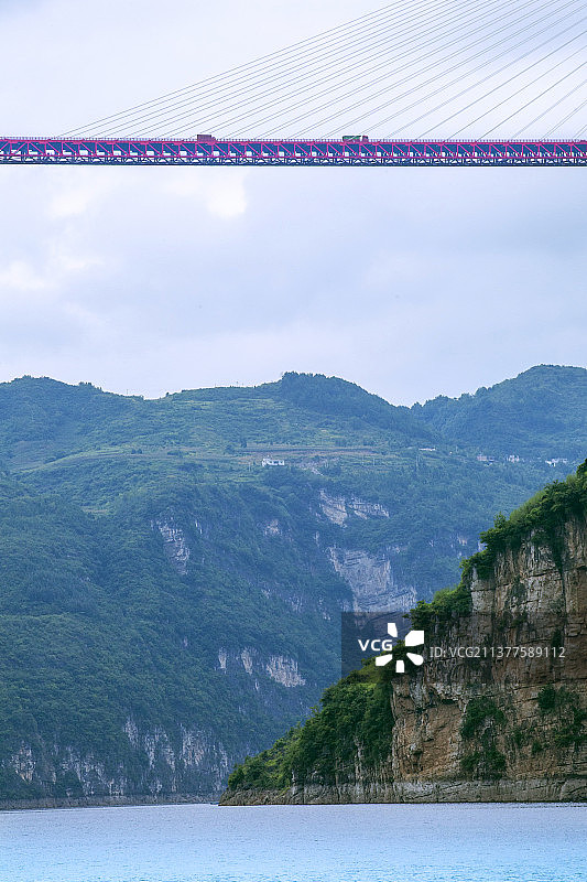 贵州毕节黔西县 乌江源百里画廊图片素材